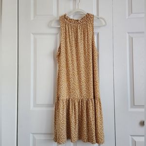 Banana Republic Factory Flounce Shift Dress - L